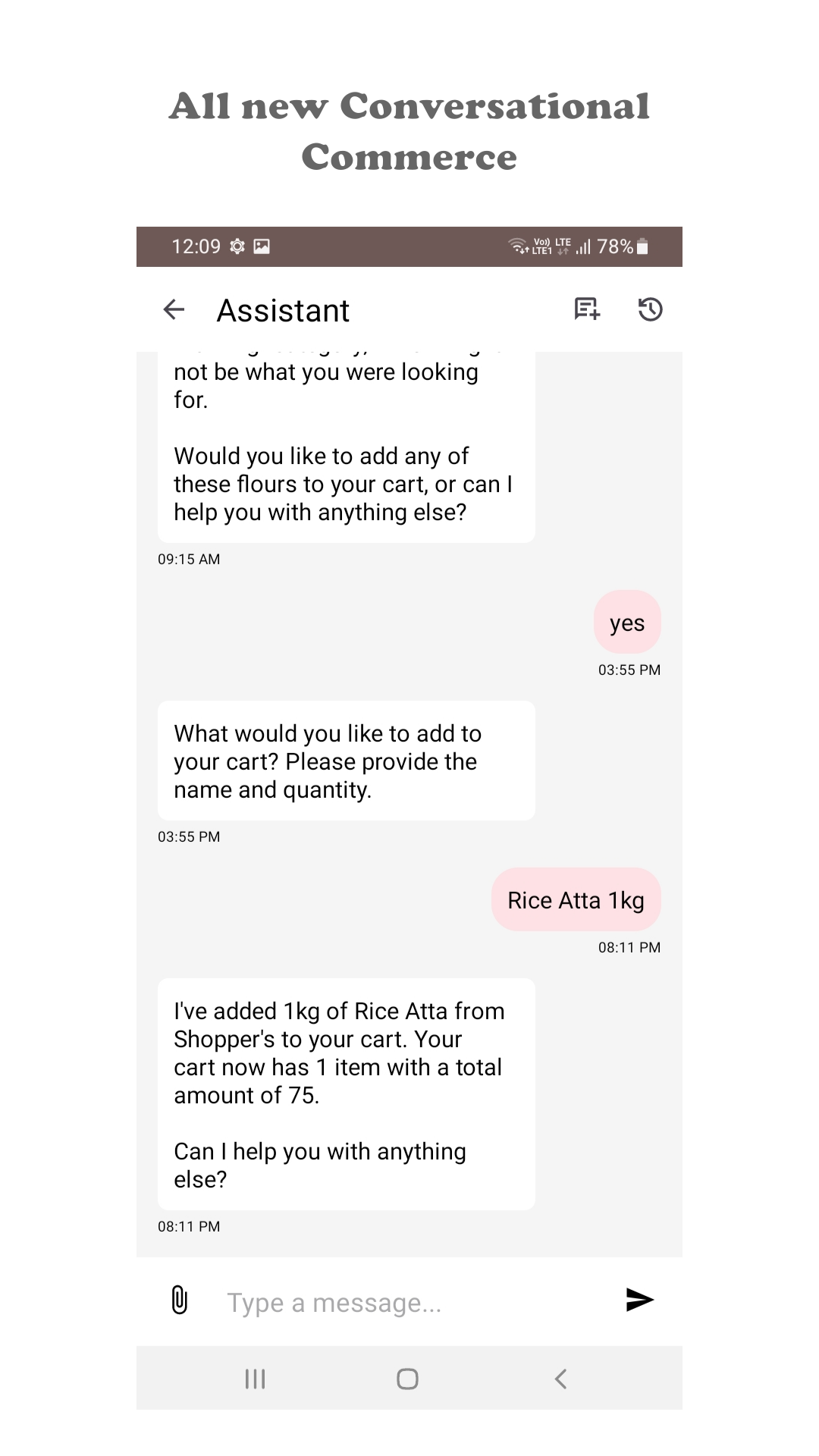 shopper platform conversational commerce